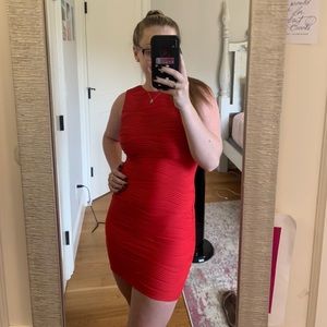 RED BODYCON DRESS!